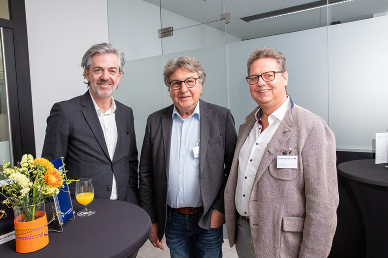 Markus Grabher, Siegfried Fritz und Eugen Pfefferkorn (v. li.)