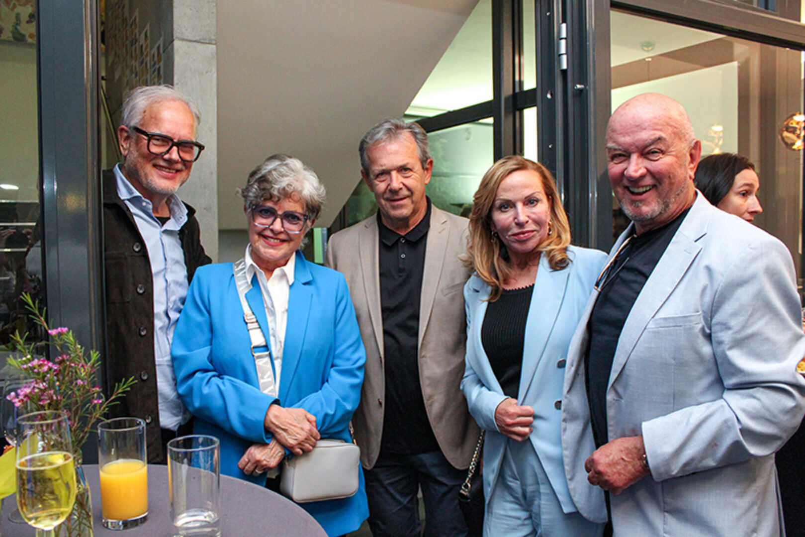 Peter Scharax, Susanne Scharax, Dr. Peter Huemer, Catrin und Heinz Wendel (v. li.)