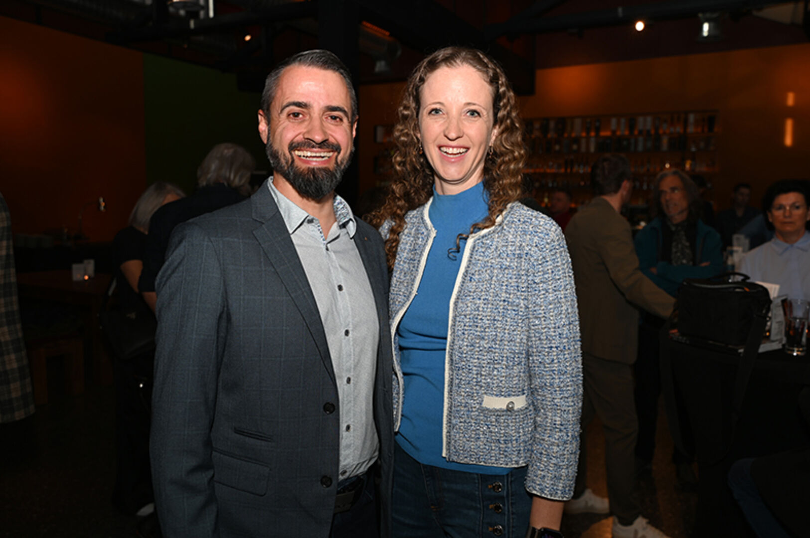 Christian Küng (popup communications) mit Karin.