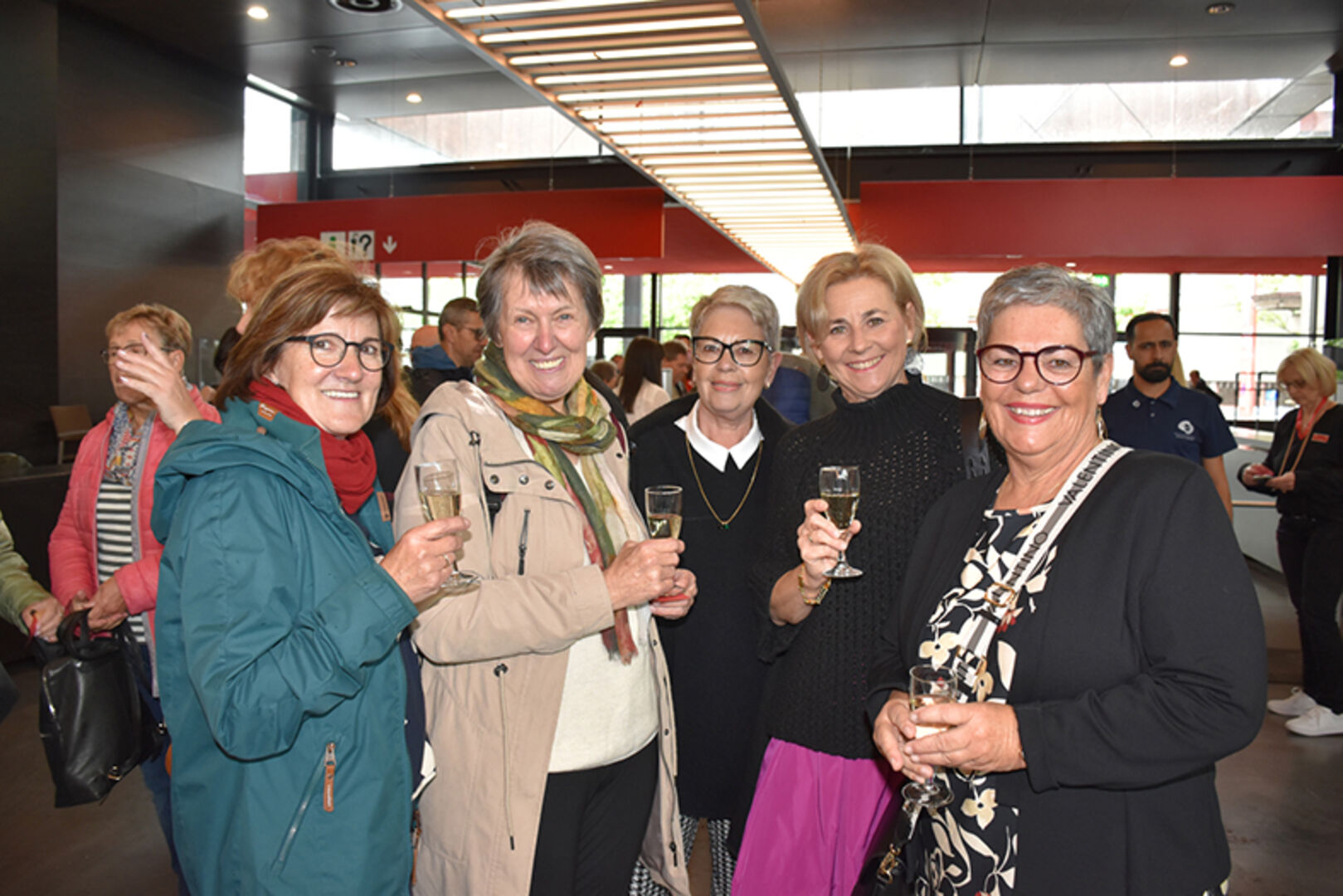 Laura Bischof (Sonntag), Martha Zech  (Marul), Karla Metzler (Andelsbuch), Angelika Türtscher (VORARLBERG 50+ Reisen, Batschuns) und Isolde Fleisch (Weiler)