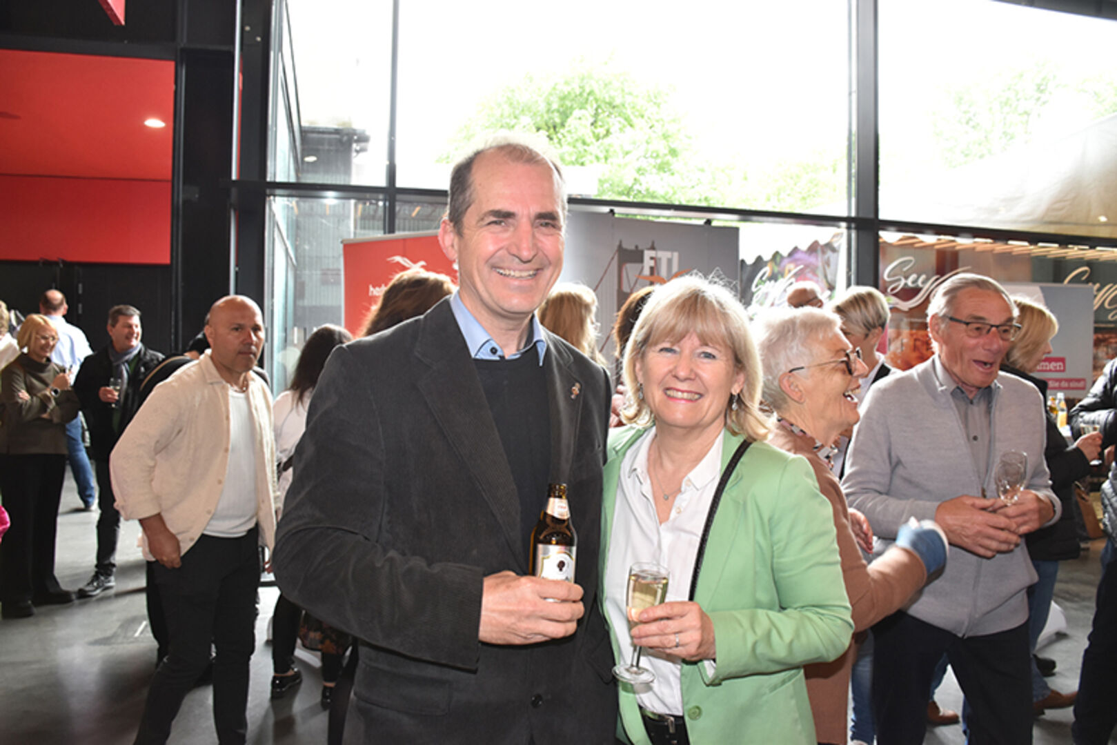 Immer wieder mit Herburger unterwegs: Karl und Brigitte Huber (Mohrenbräu)