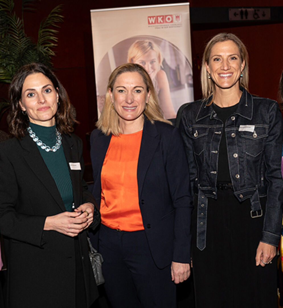 FiW Vorarlberg Bezirkssprecherinnen: Jennifer Bitsche (Bludenz), Helga Boss (Bregenz) und Desiree Riedlsperger (Feldkirch) (v. li.)