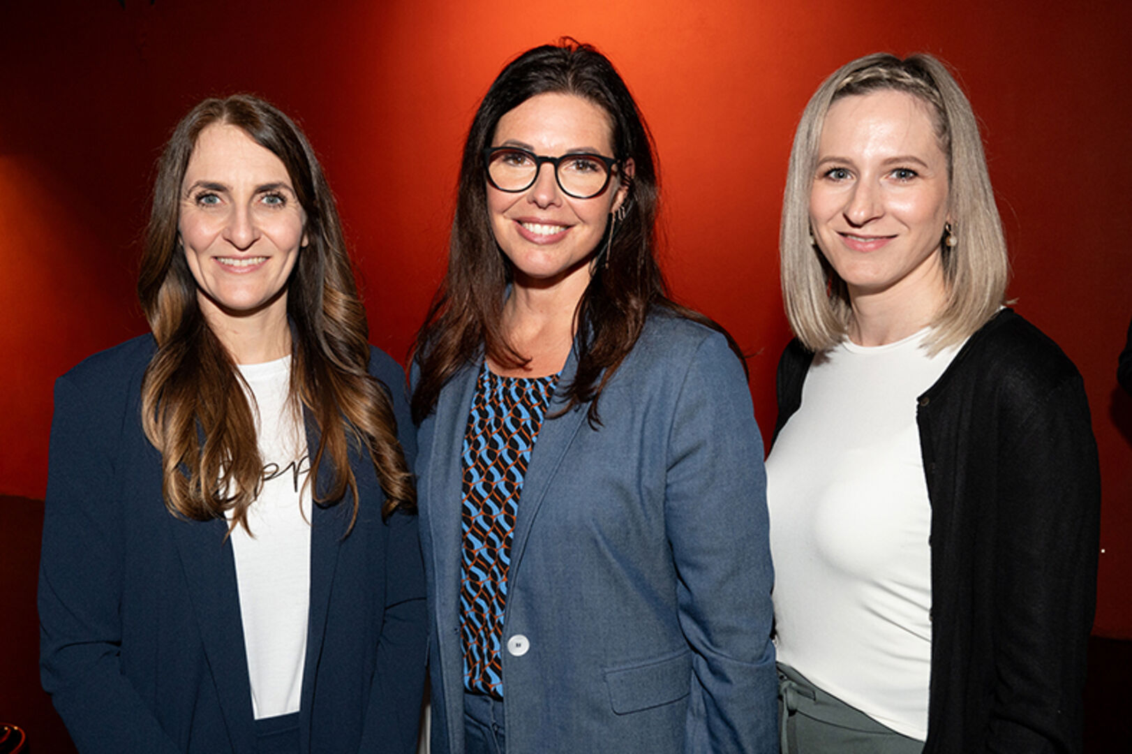 Verena Burtscher (Getzner Textil),  Vize-Bgm. Andrea Mallitsch (Bludenz) und Perrine Getzner (Getzner Textil) (v. li.)