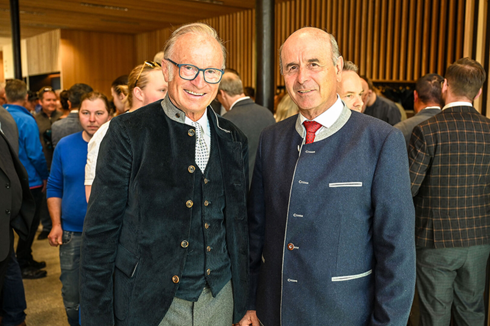 Alt-Bürgermeister Ludwig Muxel, Alt-Vizebürgermeister Stefan Schneider (v. li.)