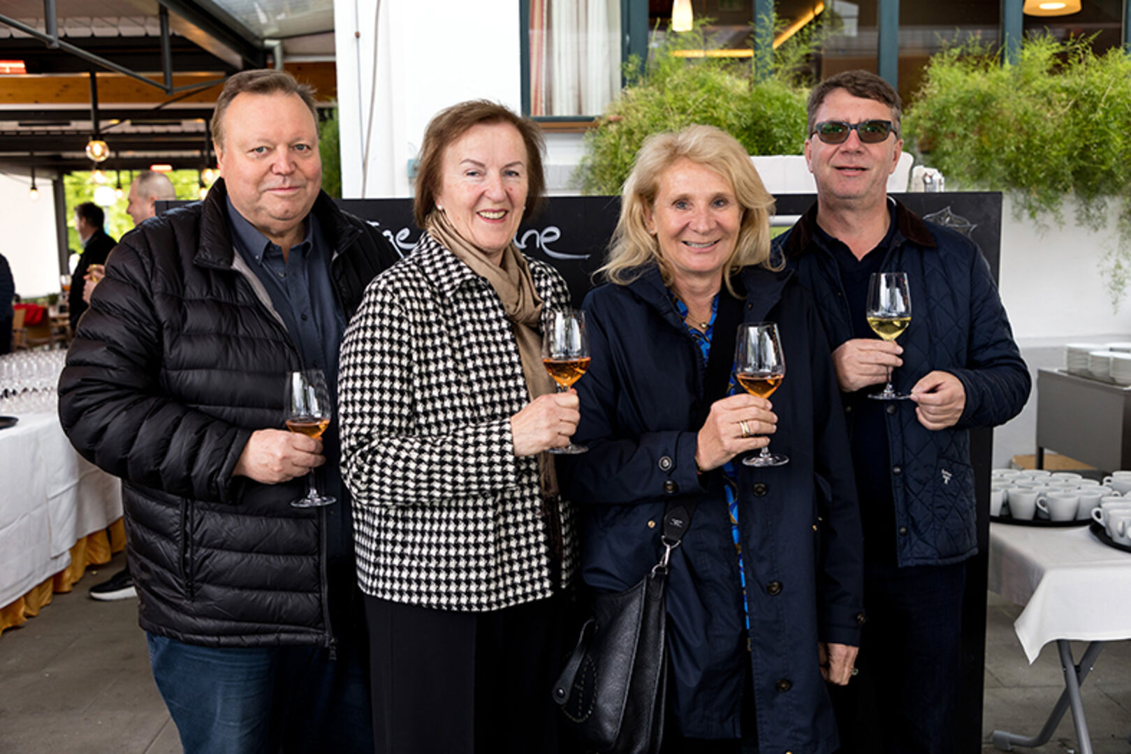 Lionsfreunde: Julian Eiter mit Monika Sauermoser, Christine Voss und Dominik Steiner