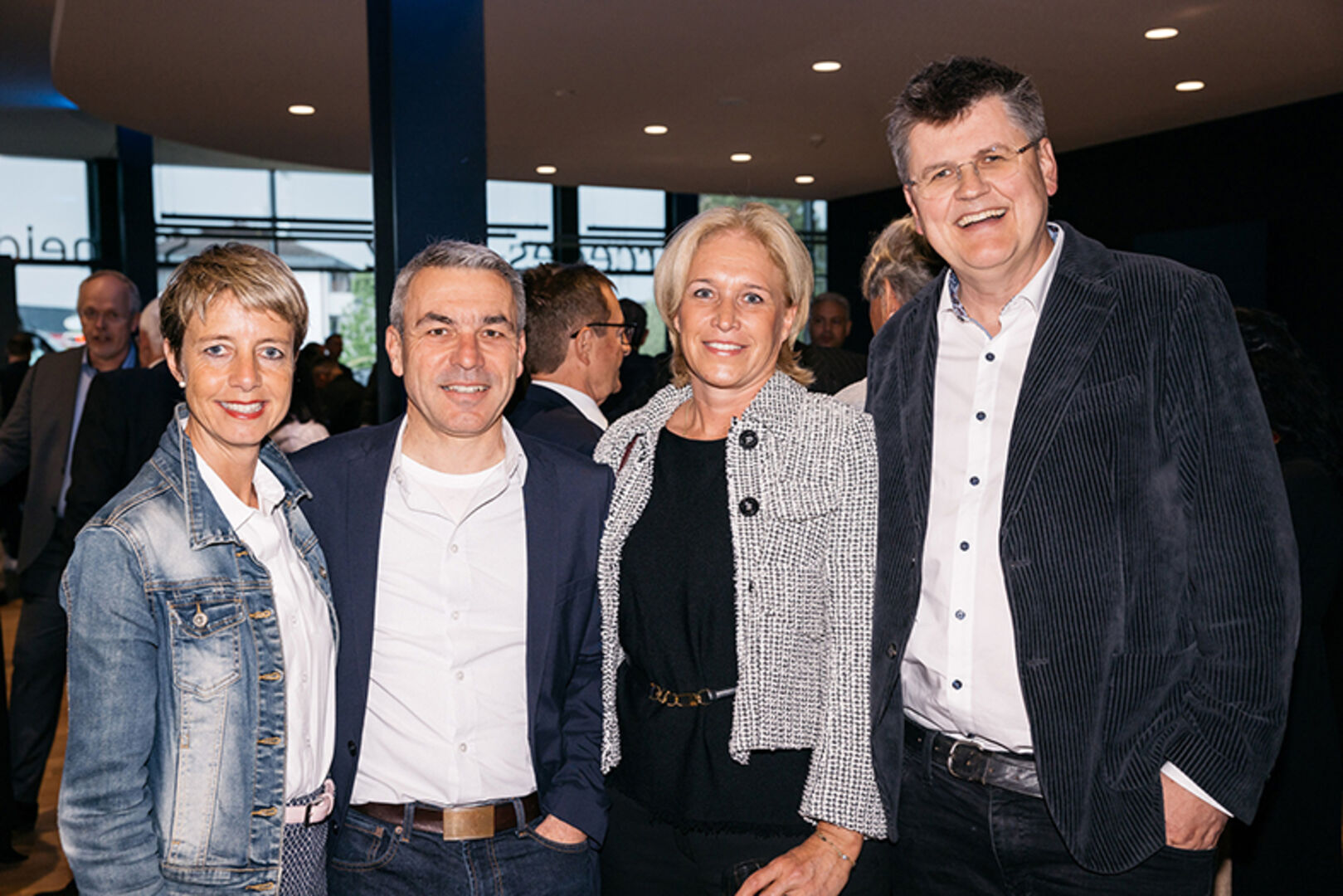 Marisa und Bernd Klemisch (CFO Erne Fittings) und Martina und Spartenobmann Bernhard Feigl (Glas Marte) (v. li.)