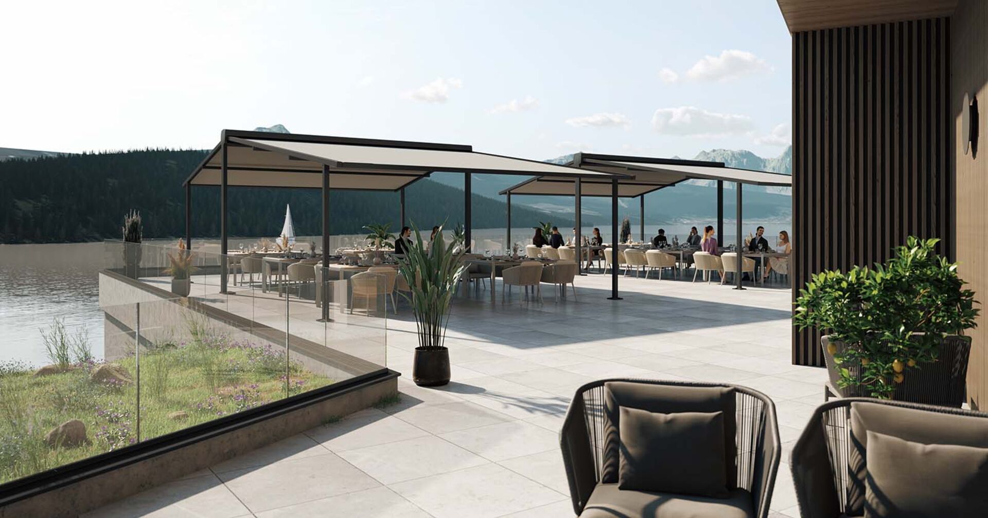 Die WINGLIGHT PERGOLA für maximalen Komfort.