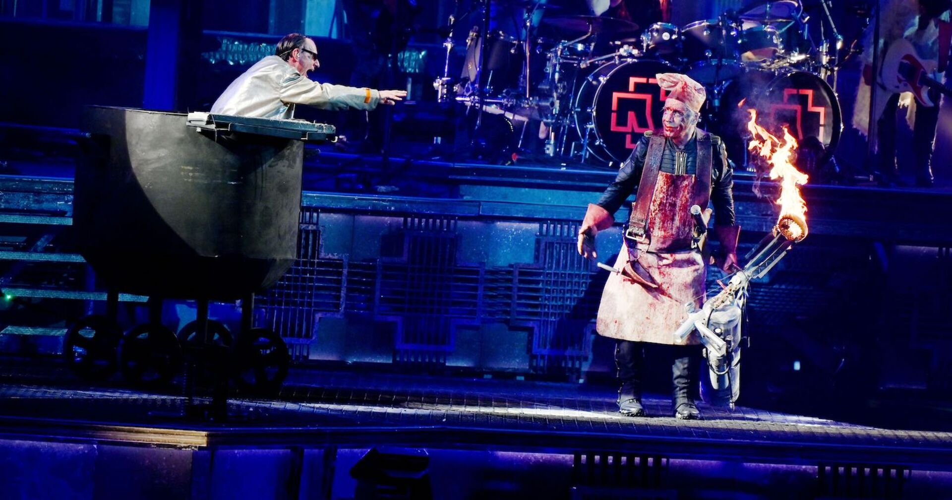 Bühnenshow von Rammstein