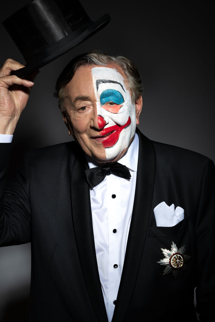 Richard Lugner als Clown.