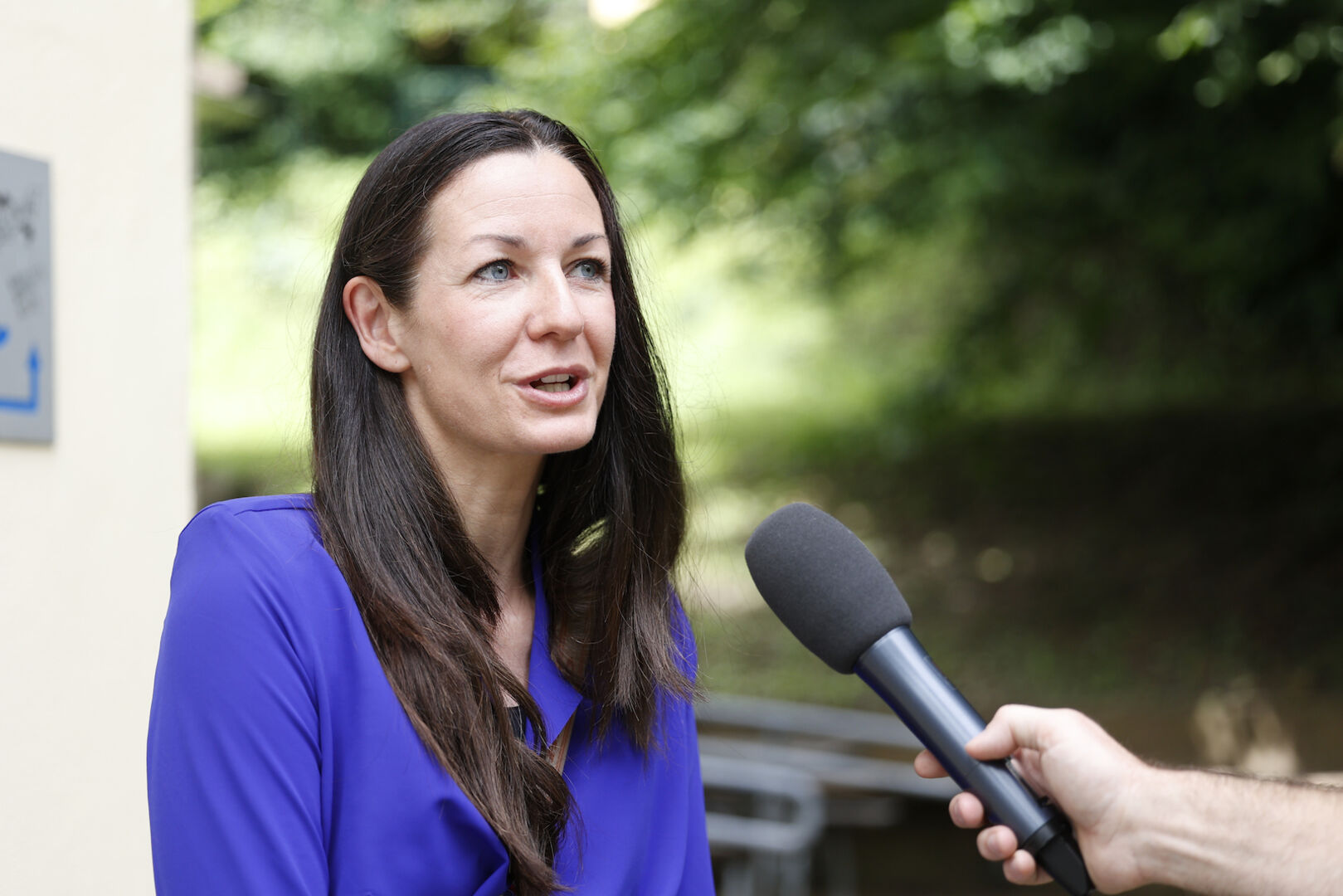 Porträt beim Interview