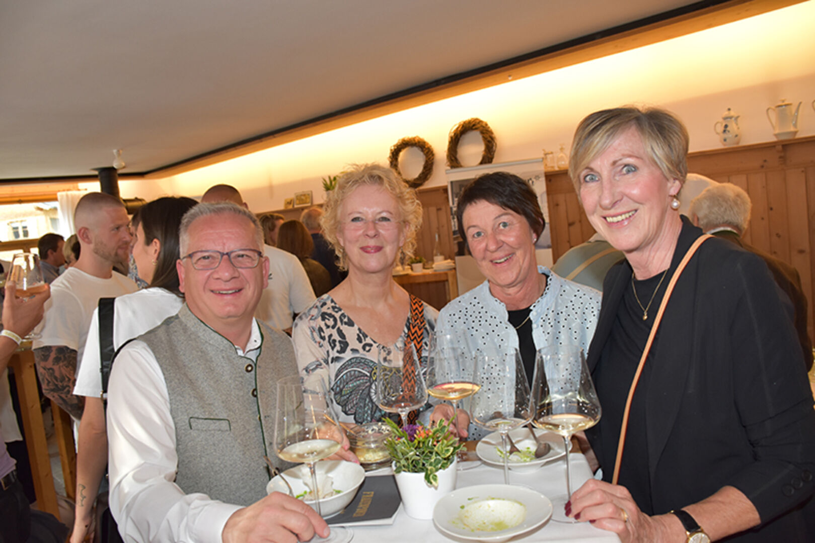 Claudio Burigo, Gundula Klöckner, Gabriele Burigo und Renate Blum-Albrecht