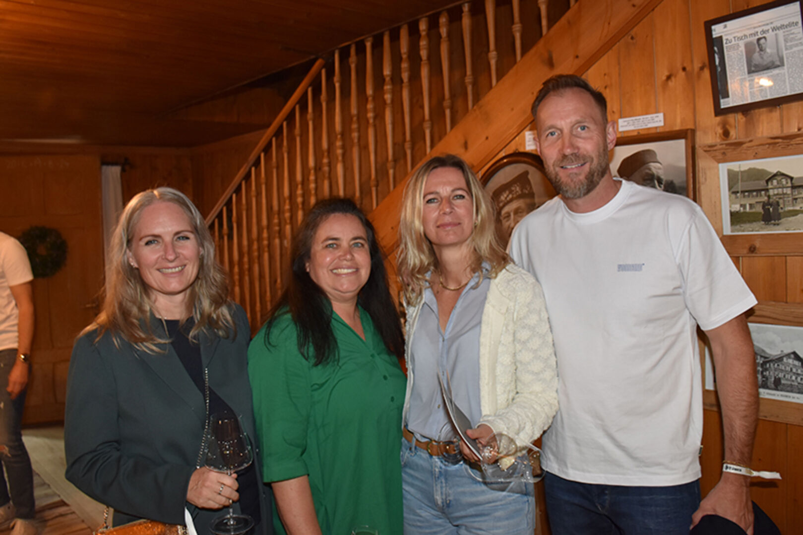 Susanne Mathis (F.M Hämmerle Holding), Christina Tagger (Tagger Design), Britta Kaiser (Kosmetik Britta, Rankweil) und Daniel Kaiser (Wiener Städtische)