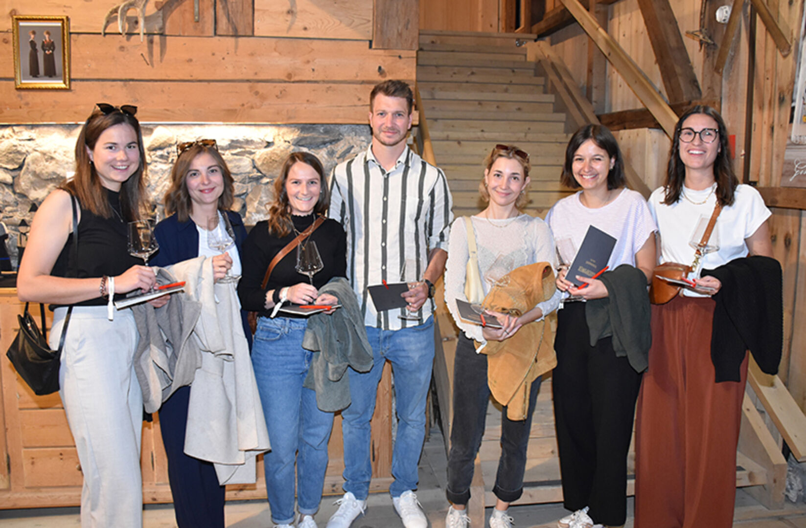 Ließen sich das einmalige Event in der Bergbrennerei und Gasthaus Löwen nicht entgehen.