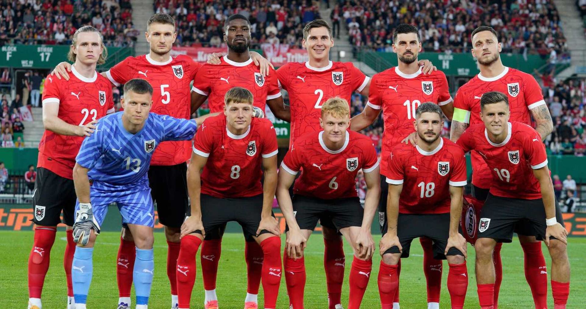 ÖFB Team, Mannschafts-Gruppenbild