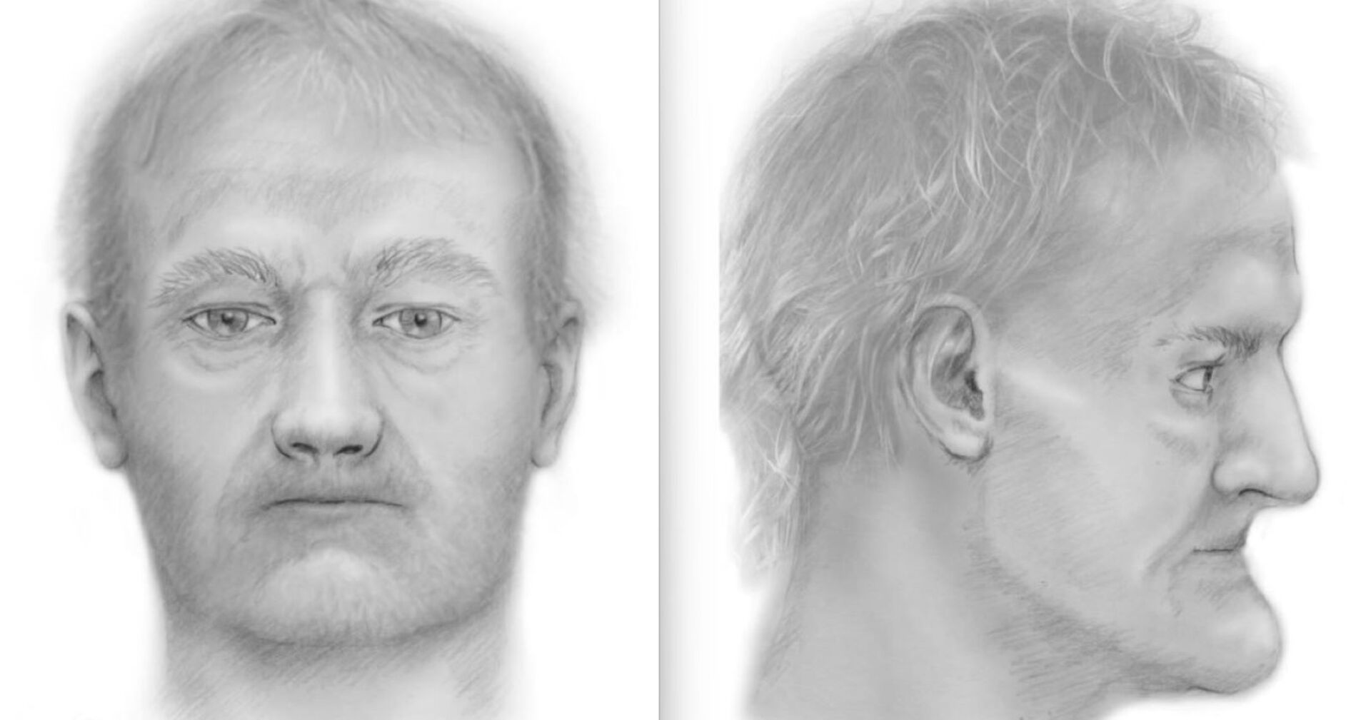 Angefertigte Bilder der unbekannten Leiche.