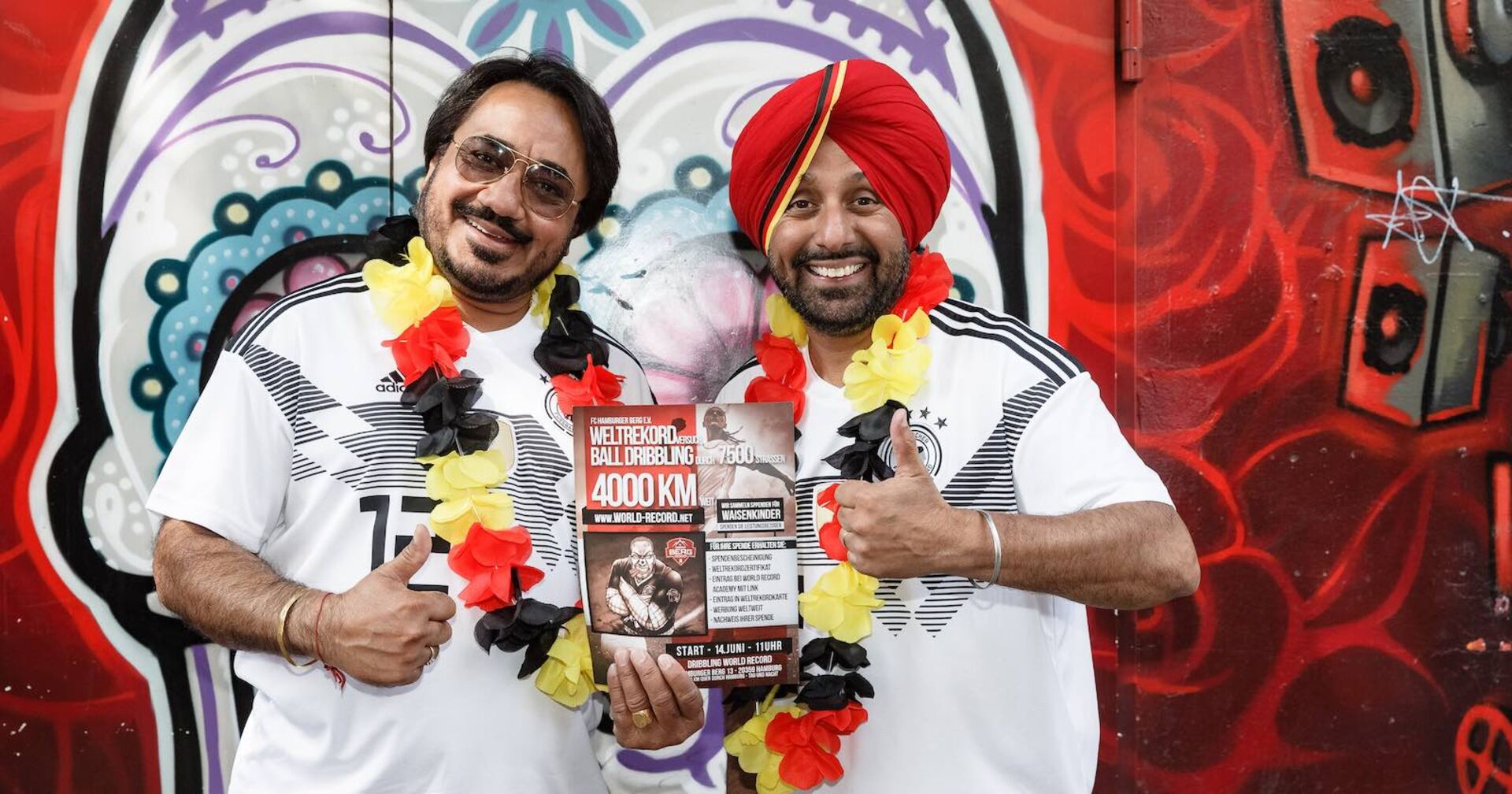 Monty und Loveley, die Bhangu Brothers.