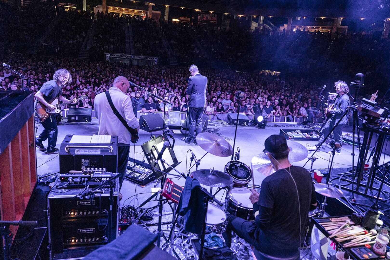 Band auf der Bühne, Sicht in den Zuschauerraum
