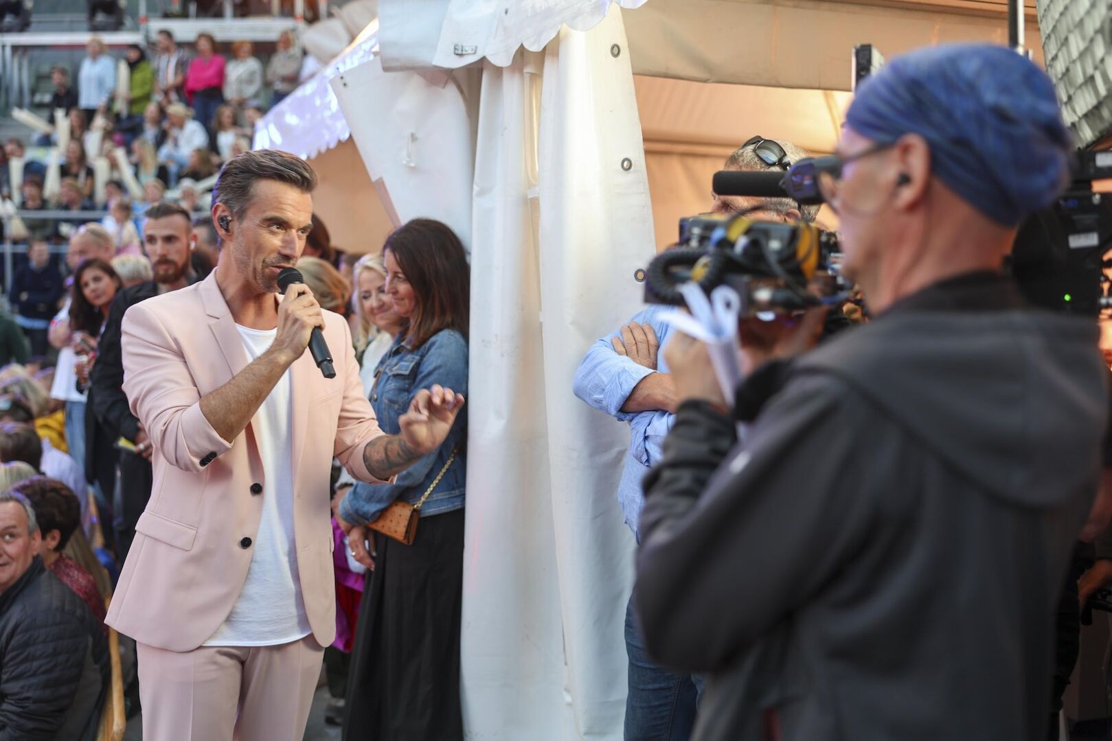 Florian Silbereisen beim Schlagerboom in Kitzbühel.