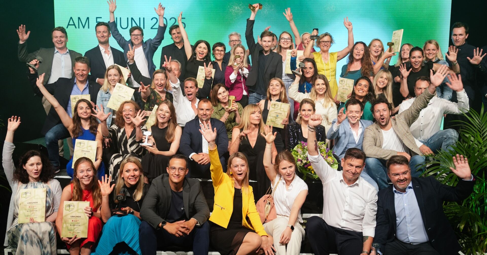 Die glücklichen Sieger des Green Marketing Award 2024