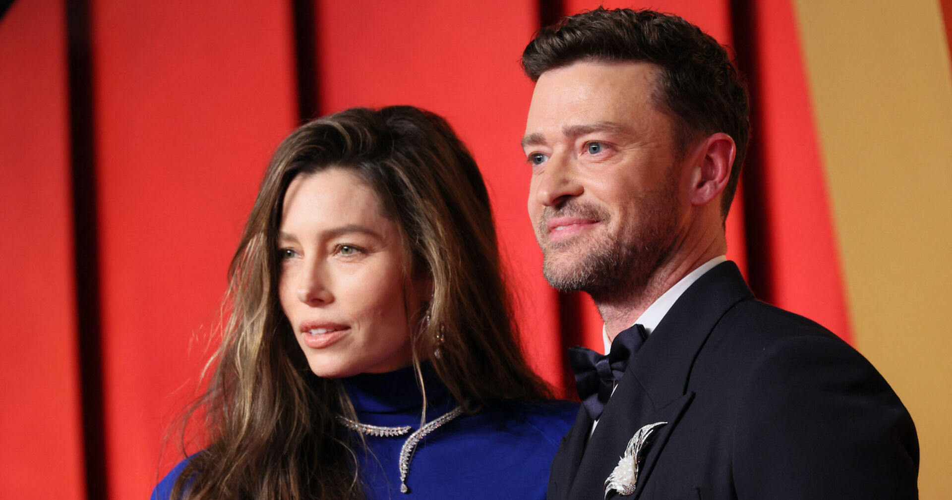 Justin Timberlake und Jessica Biel auf dem Red Carpet.