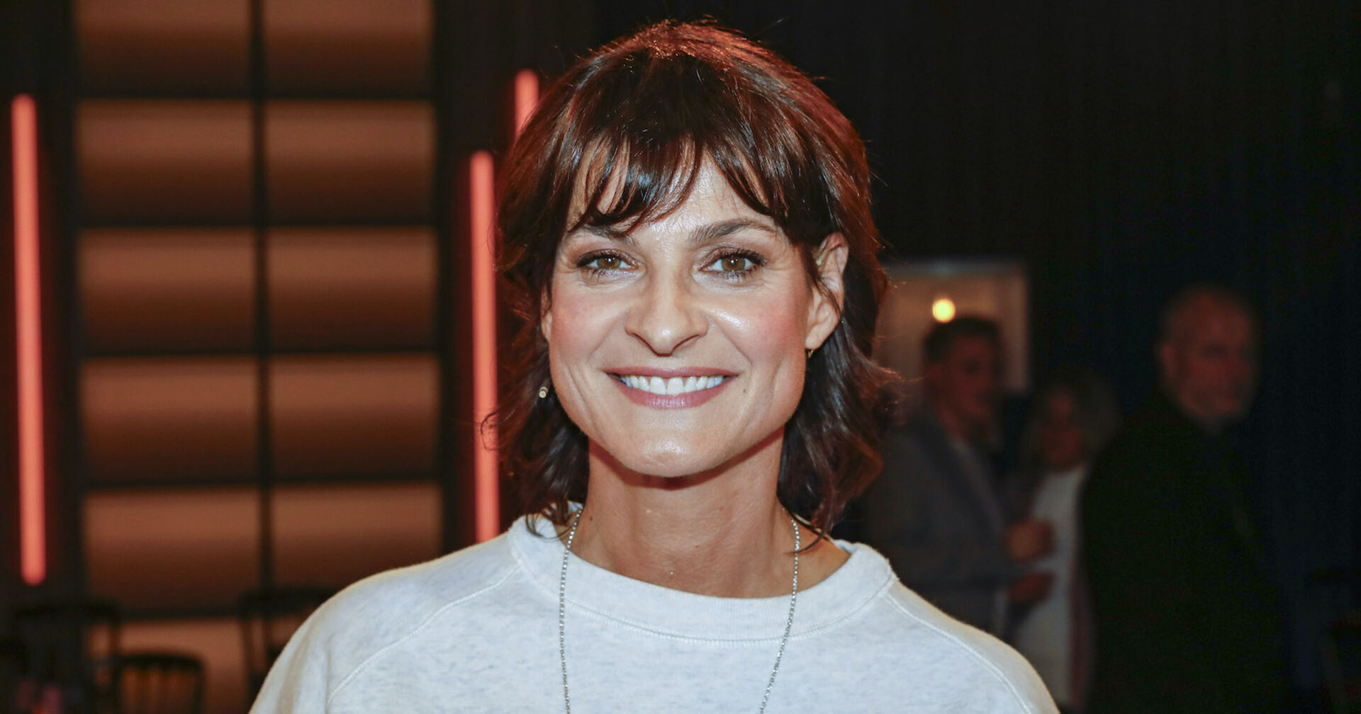 Marlene Lufen mit einem weißen T-Shirt.