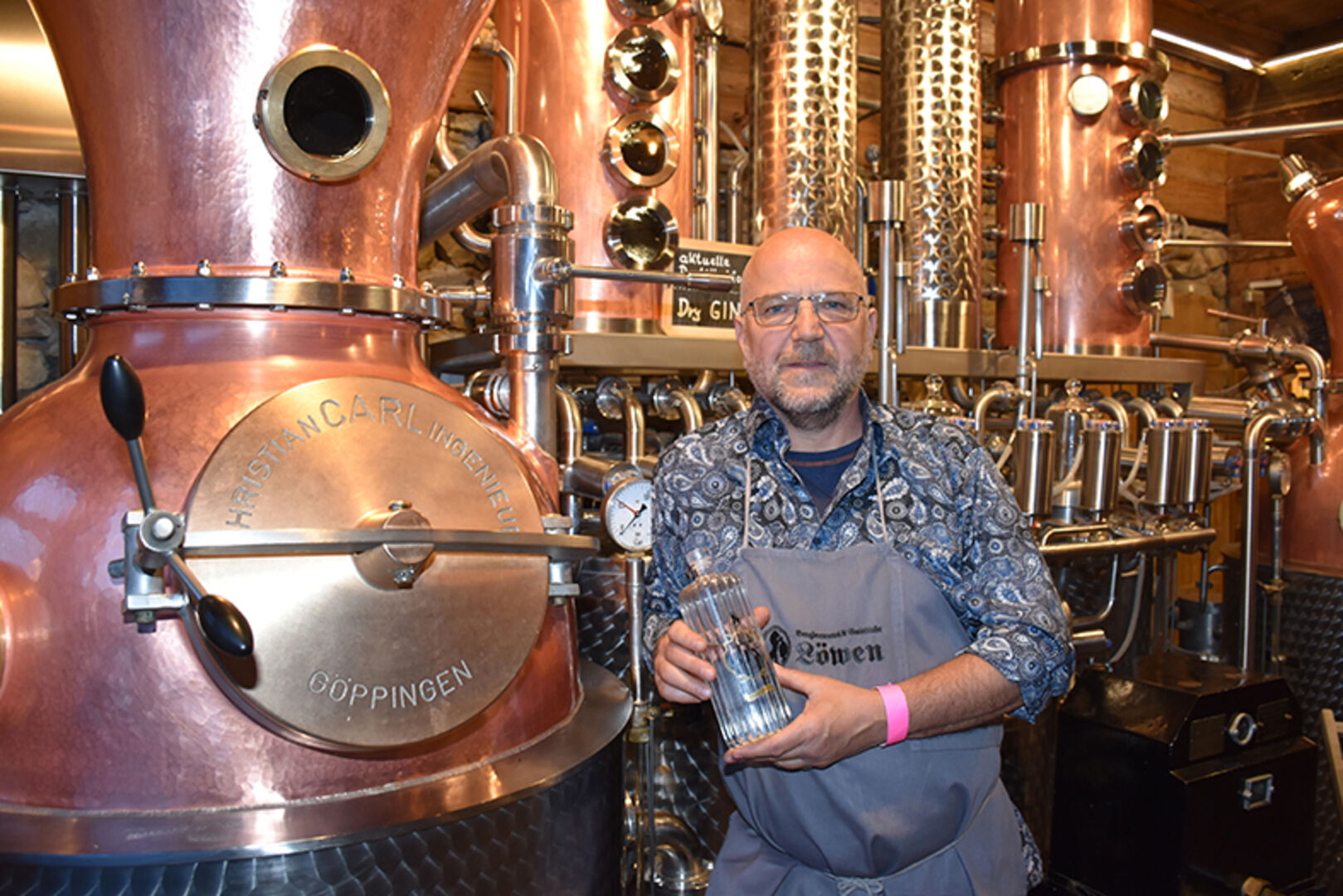 Destillateur  Oliver Huber (Bergbrennerei Löwen, Au)