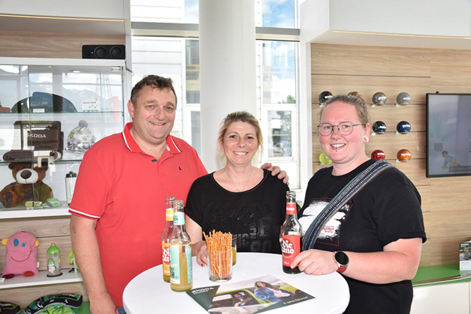 Skodafans Bernd, Tanja und Steffi