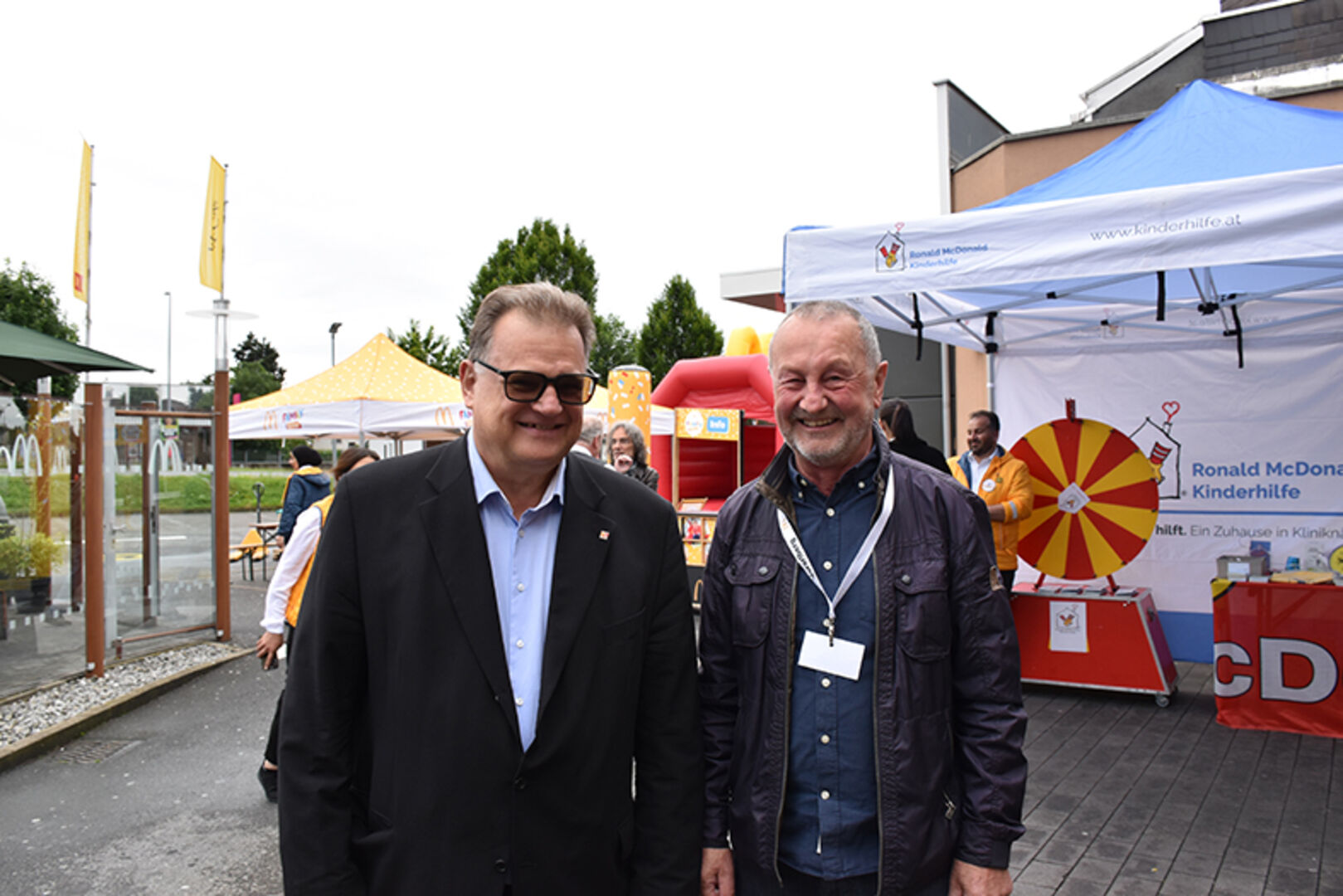 Brachten die ersten McDonald‘s ins Ländle: Edgar Schieder und Hubert Feuerstein
