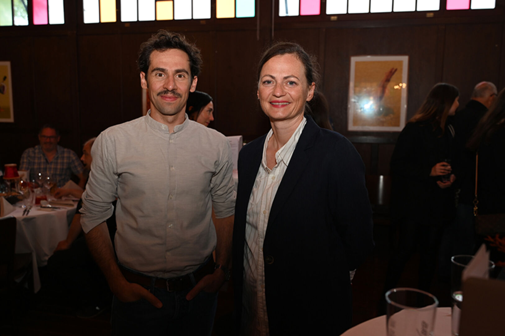 Michael Pezzei und Nina Fritsch (Kulturreferat Lustenau)