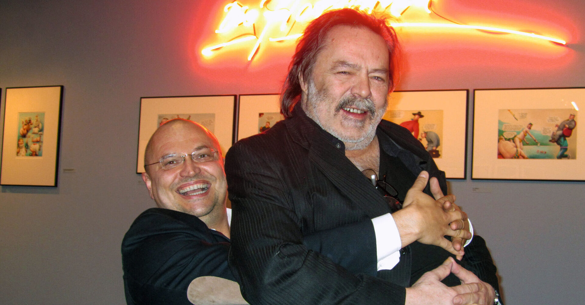 Gottfried Gusenbauer und Manfred Deix