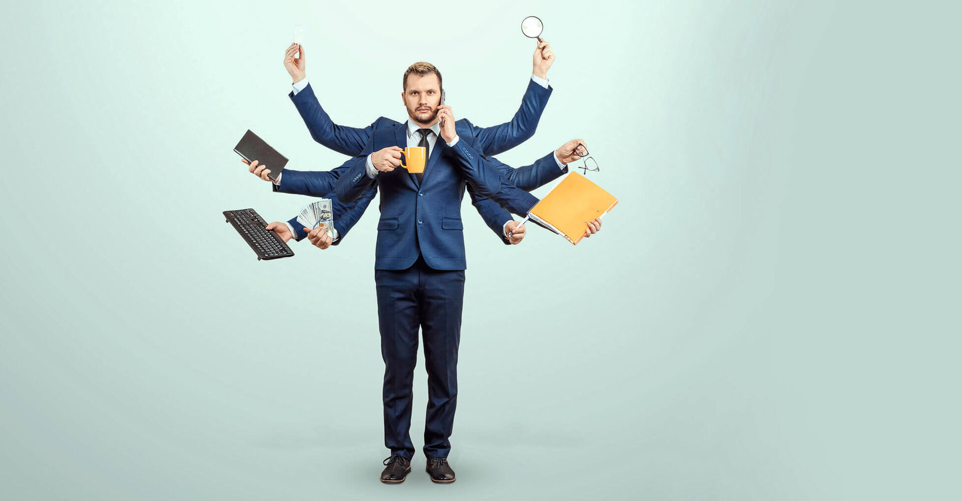 Selbstständige haben alle Hände voll zu tun.