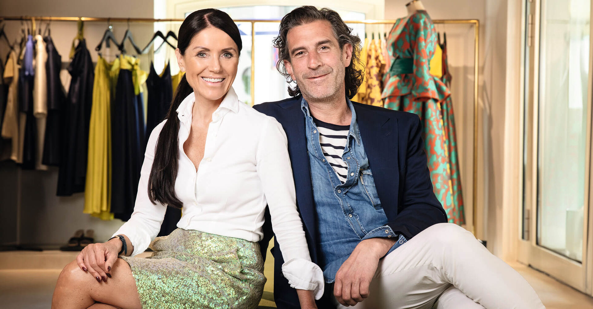 Mona Lenz mit Lebens- und Geschäftspartner Edi P.