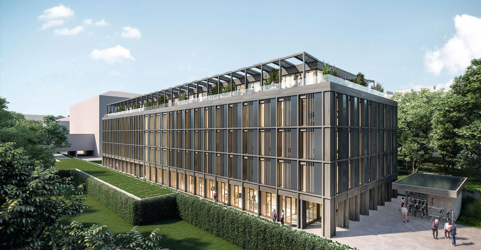 Europäisches Patentamt in Wien als Best-Practice-Beispiel für nachhaltiges Bauen.