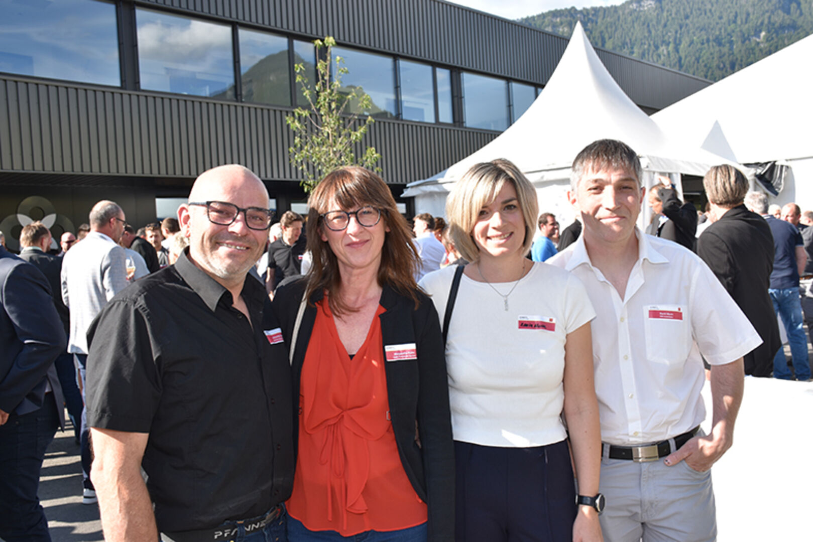 Alexander und Margarethe Kuhn (Kuhn Armaturen Service Lauterach) und Karin und David Wurm (WD Installateur Höchst)