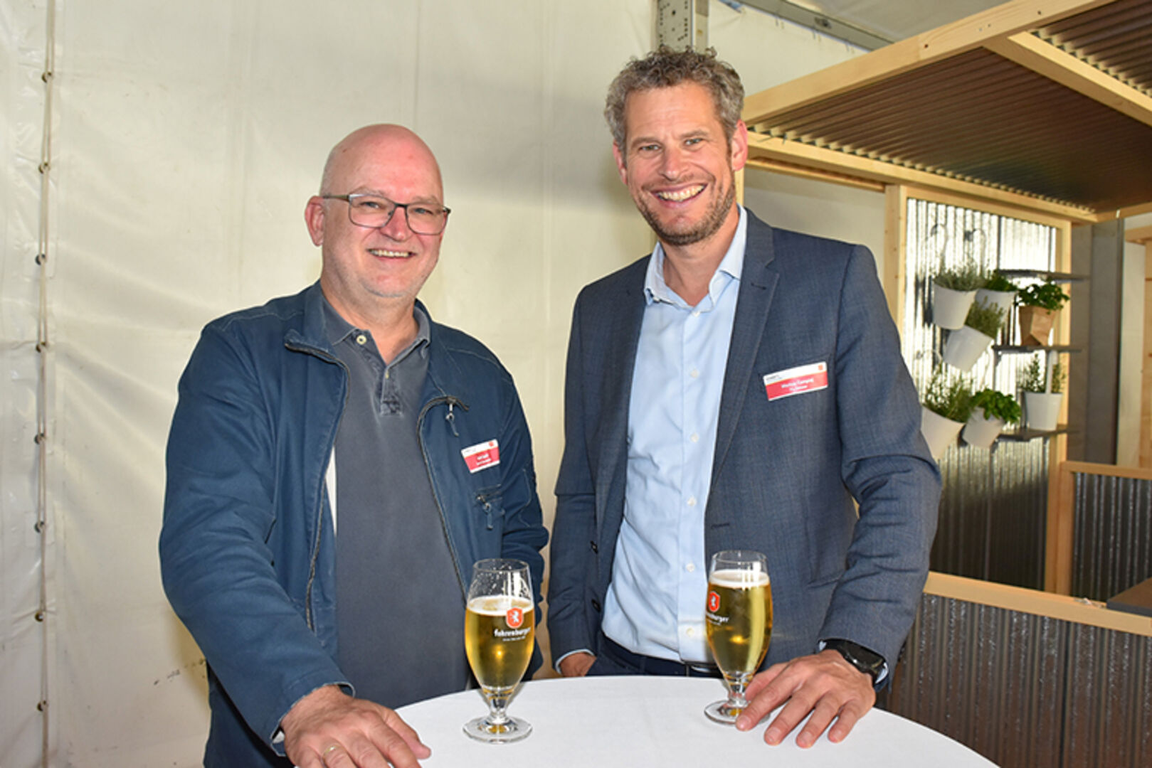 Martin Spalt und CEO Markus Comploj (Getzner Mutter &amp; Cie)