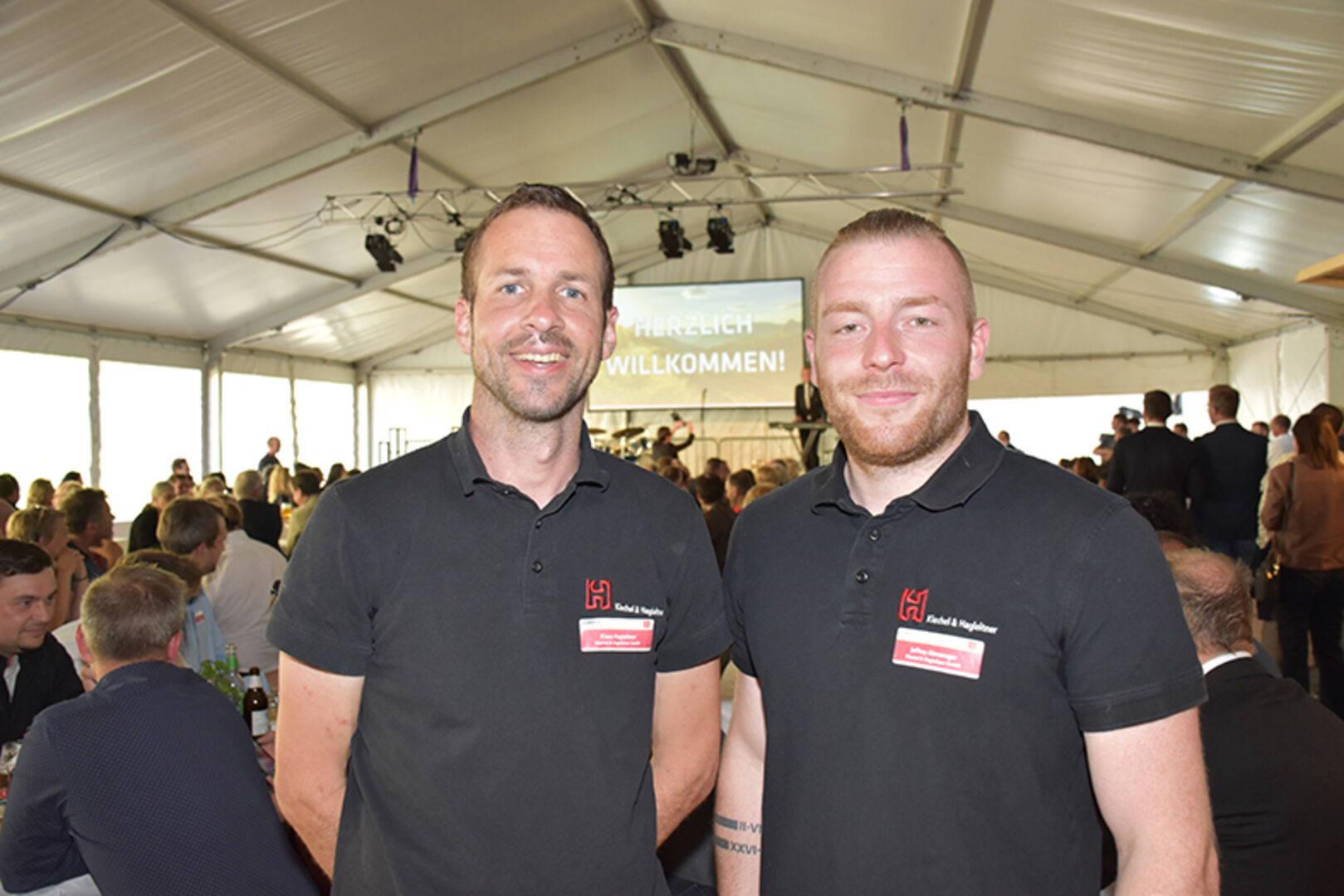 Klaus Hagleitner und Jeffrey Abwerzger (Kiechel &amp; Hagleitner GmbH Bregenz)