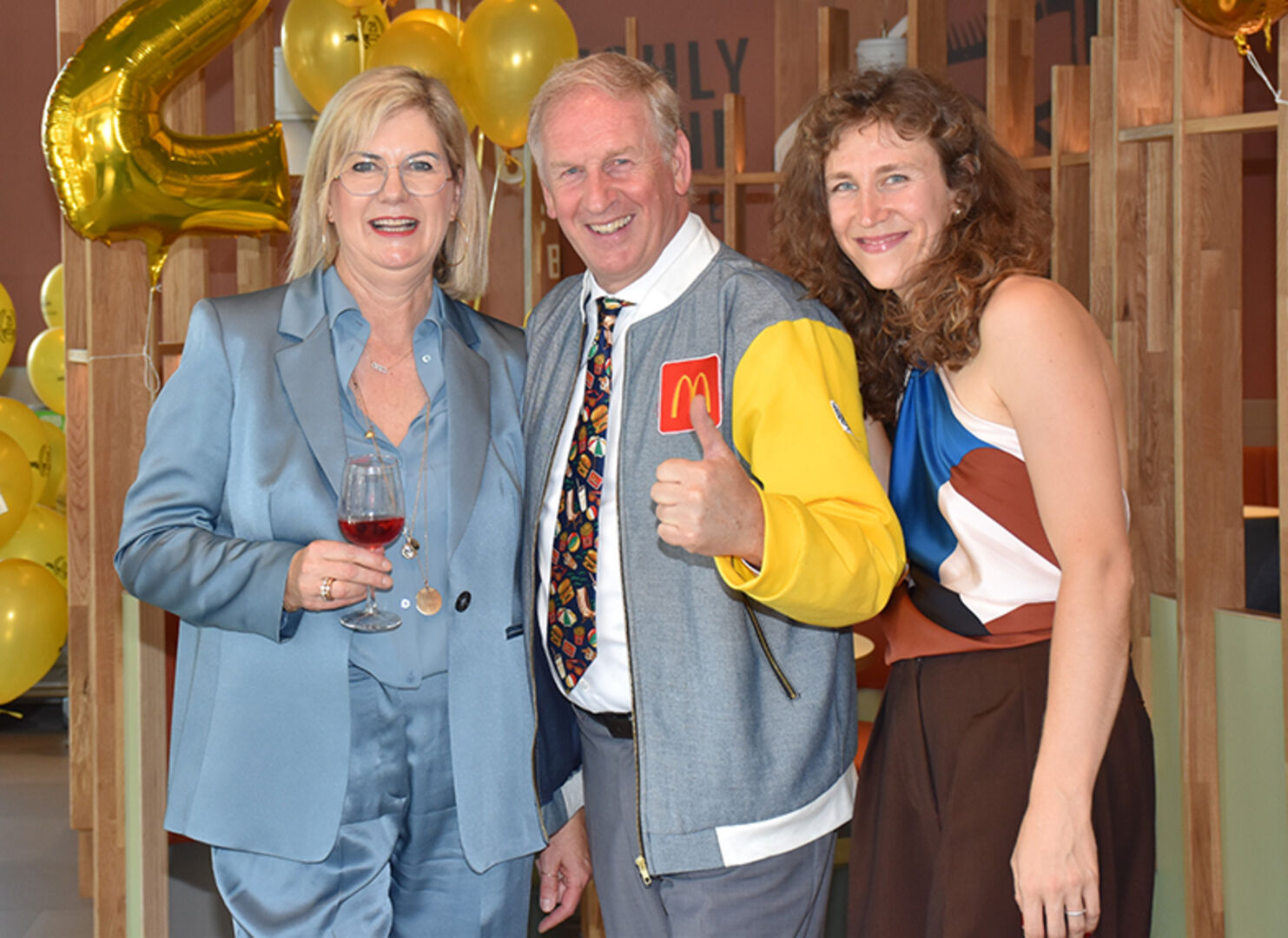 Loek Versluis mit Annette (li.) und Tochter Barbara