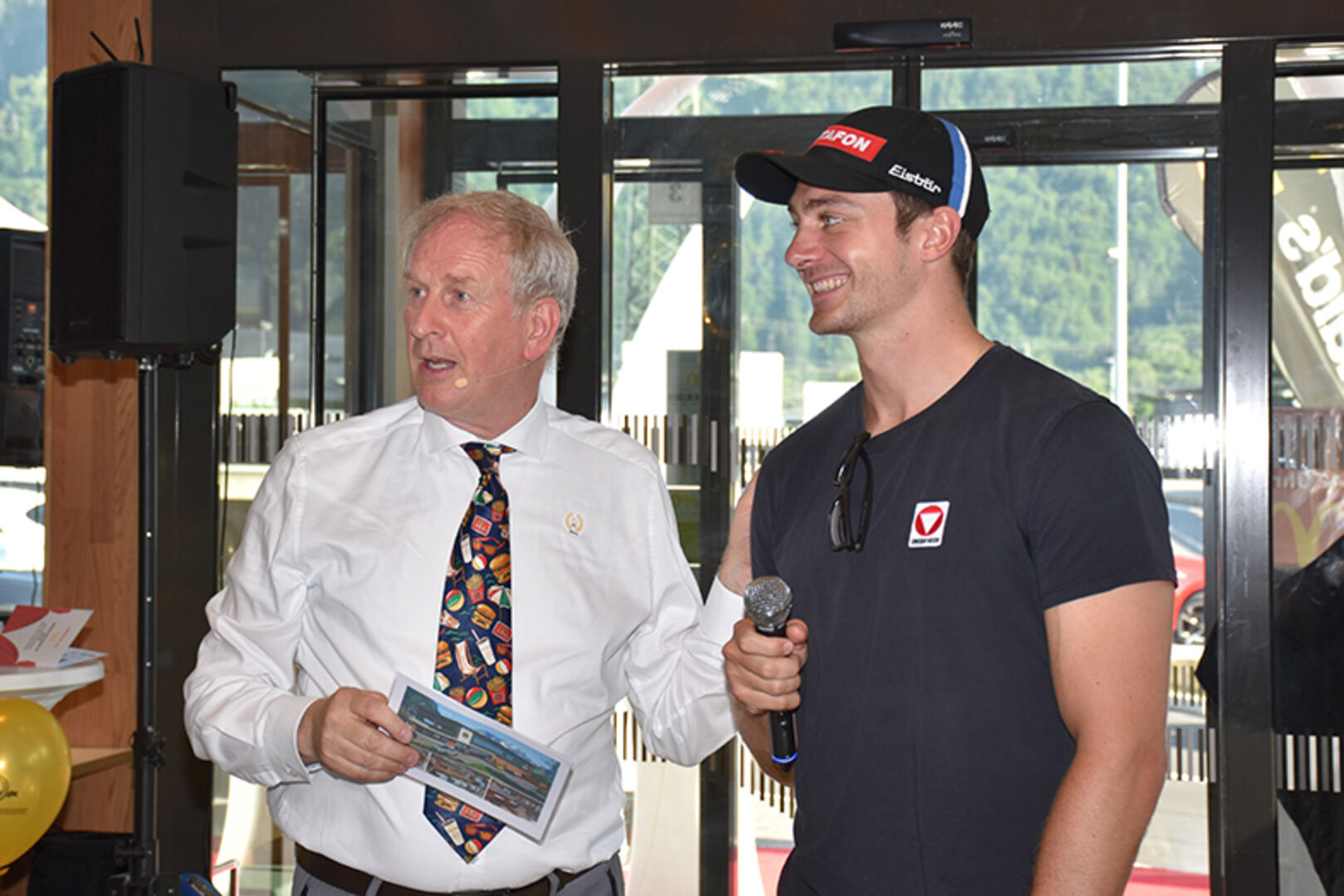 Auch er ist immer wieder mal bei McDonald's: Snowboarder Alessandro „Izzi“ Hämmerle.