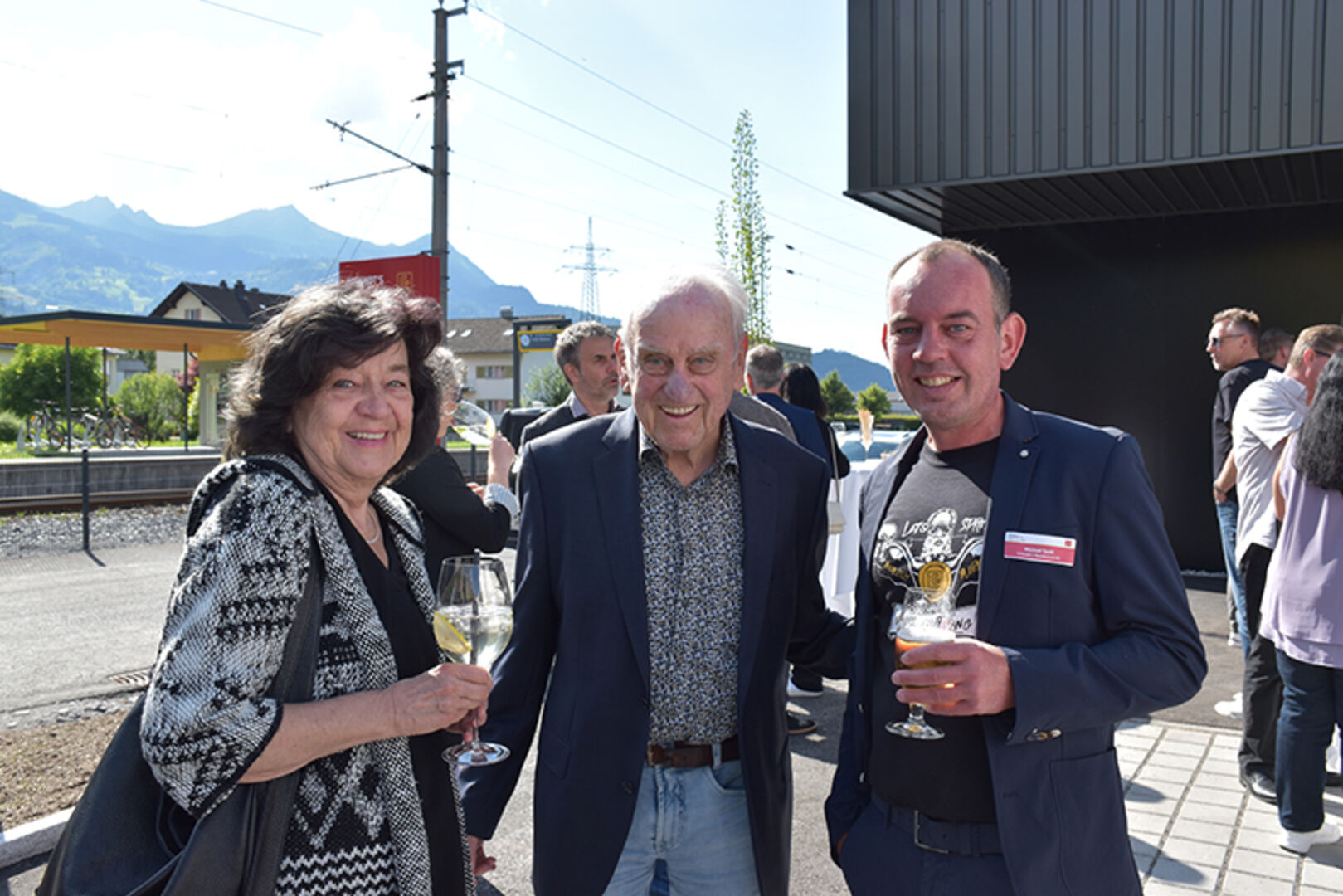 Leni Salzman, Armin Spalt mit Sohn Michael
