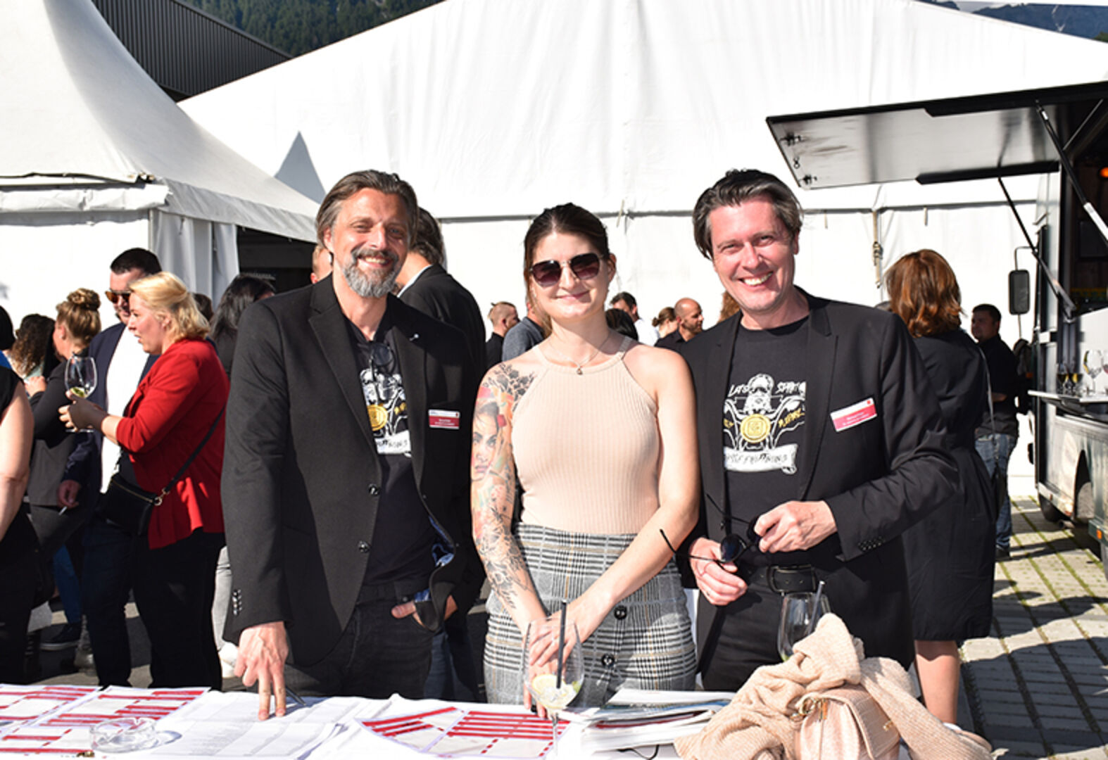 GC-Gruppe Österreich: Gernot Hofer, Ines Ender und Marketingleiter Helmut Käfer.