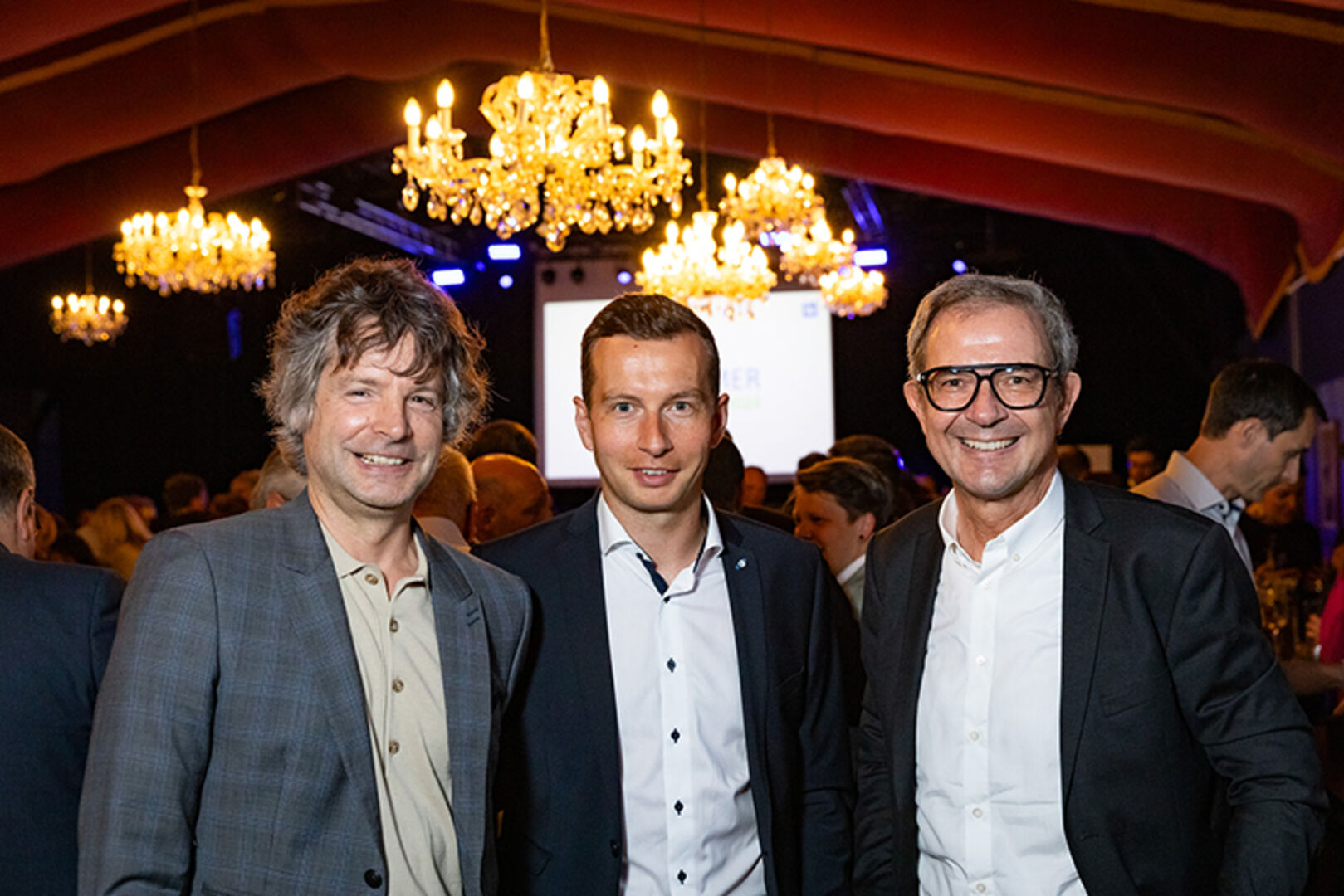 Daniel Wüstner, Angelo Holzknecht und Bernhard Ölz