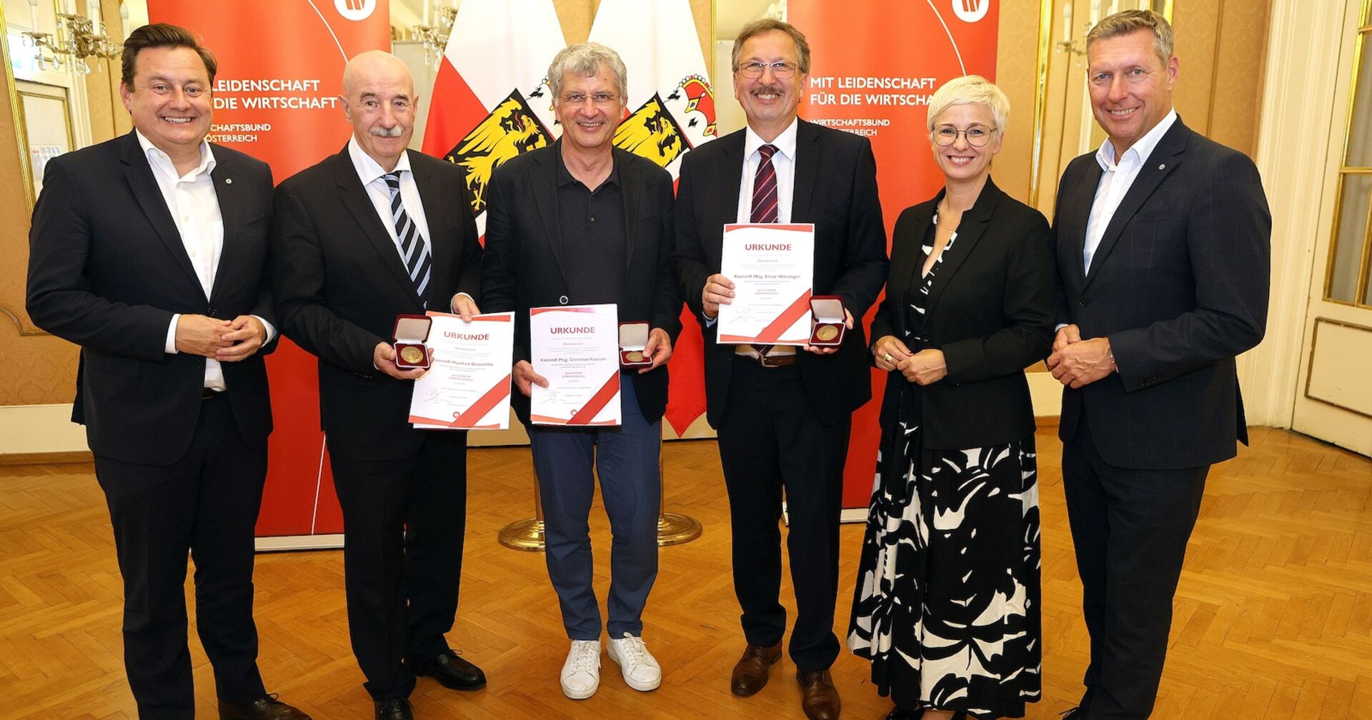 Verleihung Julius-Raab-Ehrenmedaillen