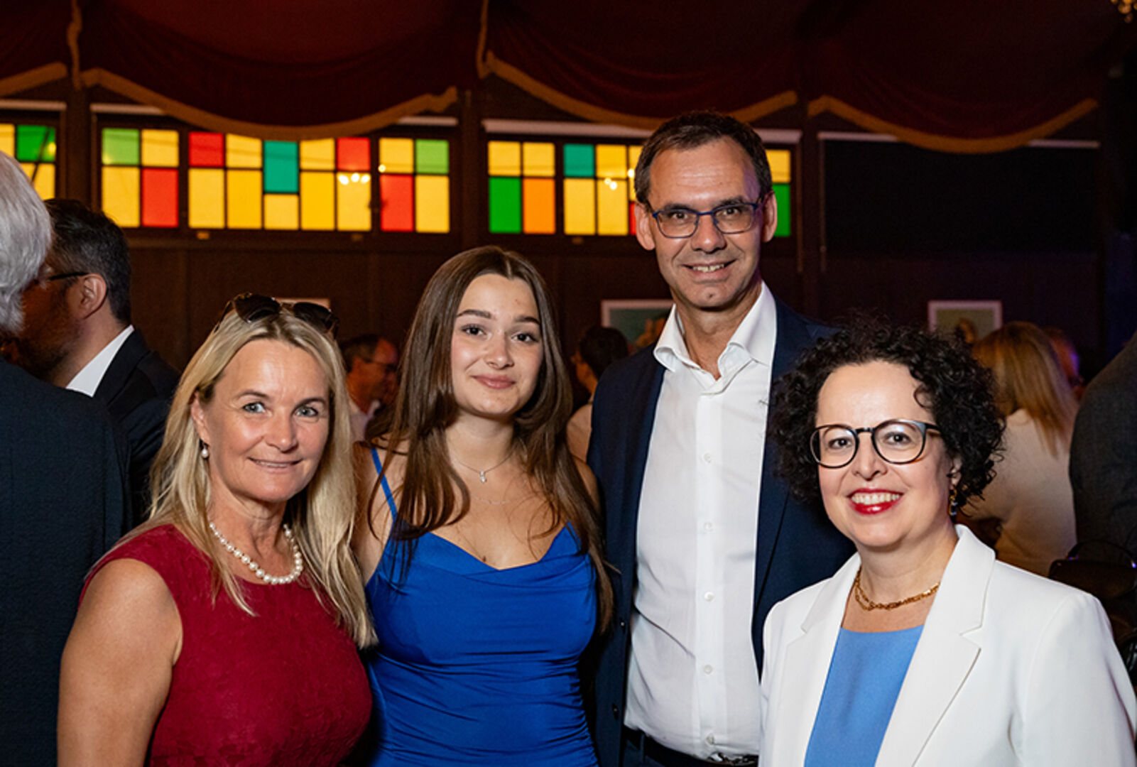 Petra und Sara Hartmann, Markus Wallner und Christine Schwarz-Fuchs