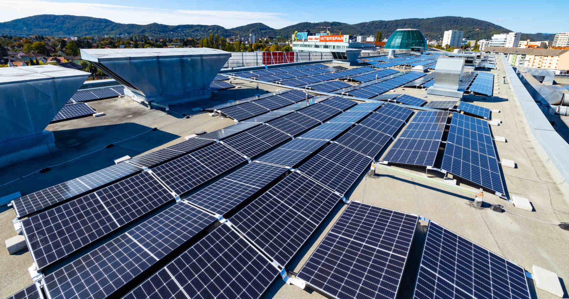 Photovoltaikanlage auf einem Dach