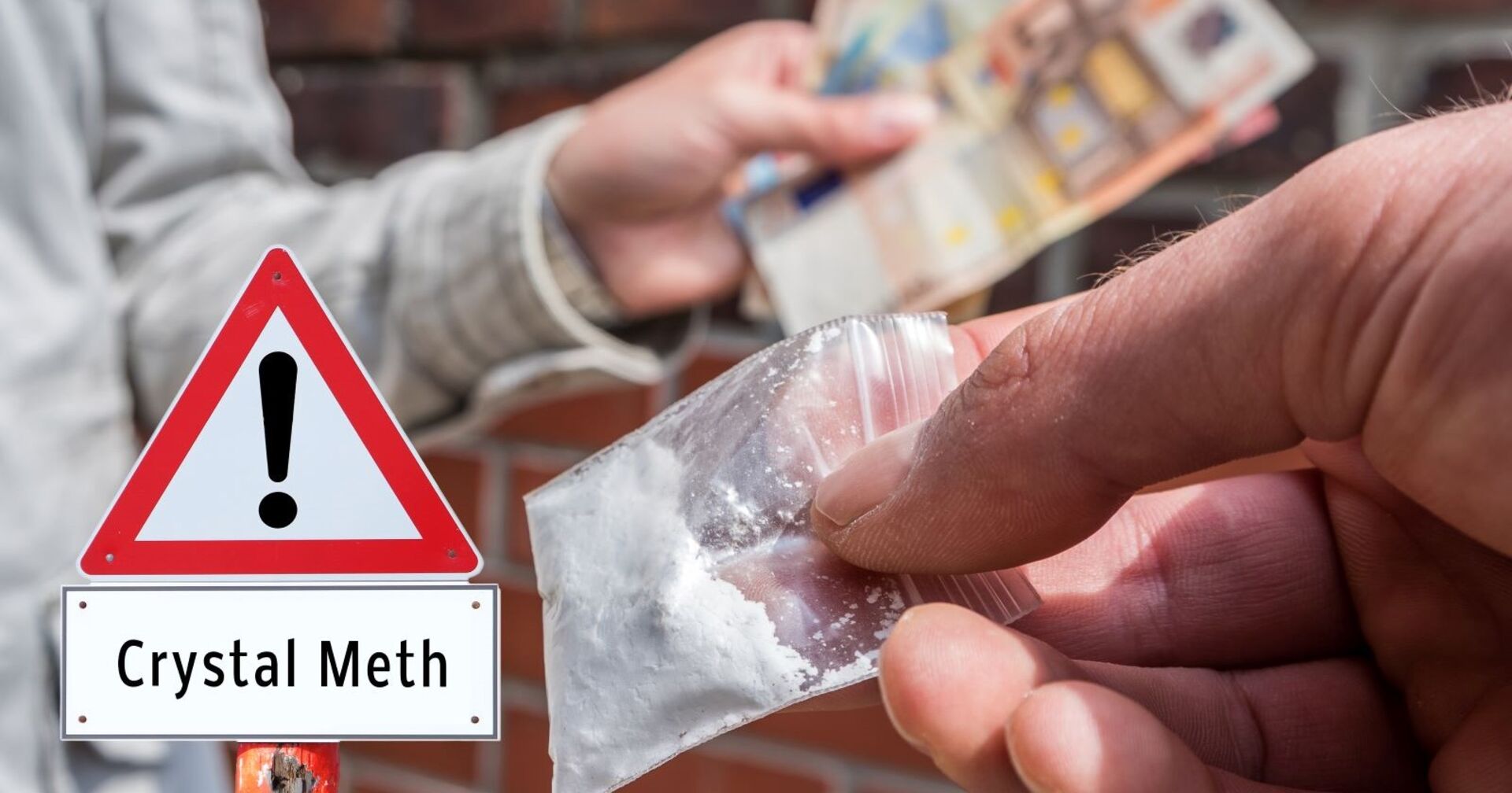 Drogendealer verkauft Crystal Meth.