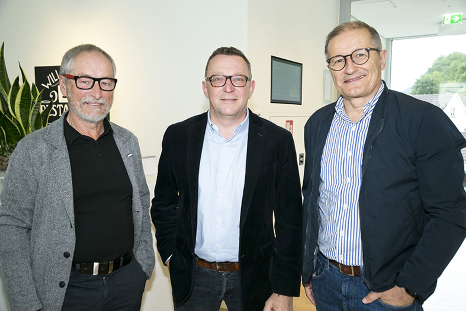 Günter Resch (Creativ Homefashion), Udo Filzmaier (FT AG) und Andreas Dorner (Aufsichtsratsvorsitzender RLBV) (v. li.)