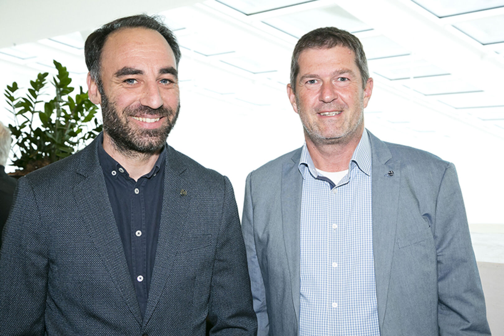 Alexander Abbrederis (pratopac) und Udo Nachbaur (Rondo) (v. li.)