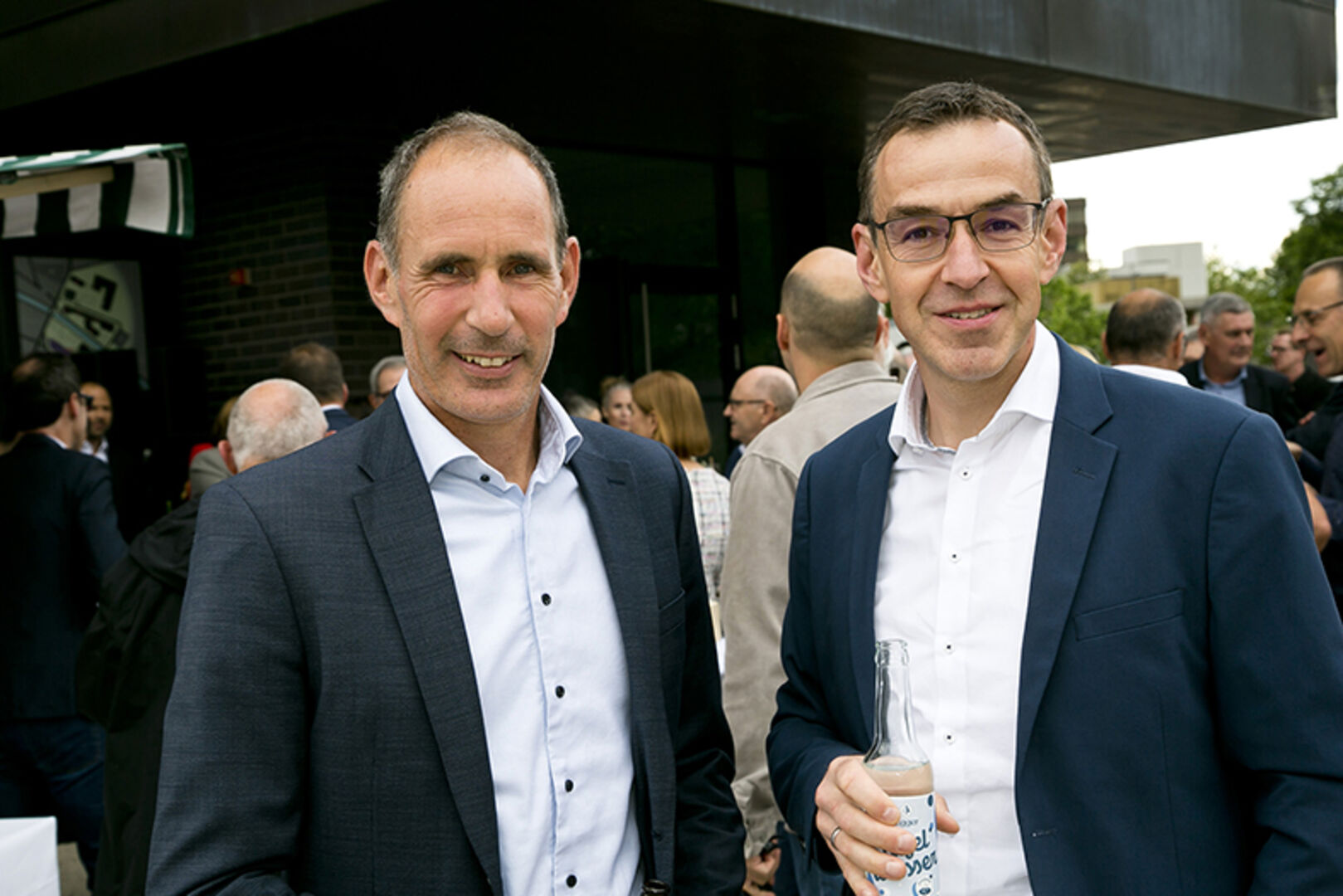 GF  Mario Amann  (Sicheres Vorarlberg) und Christian Netzer (Kinder- u. Jugendanwalt) (v. li.)