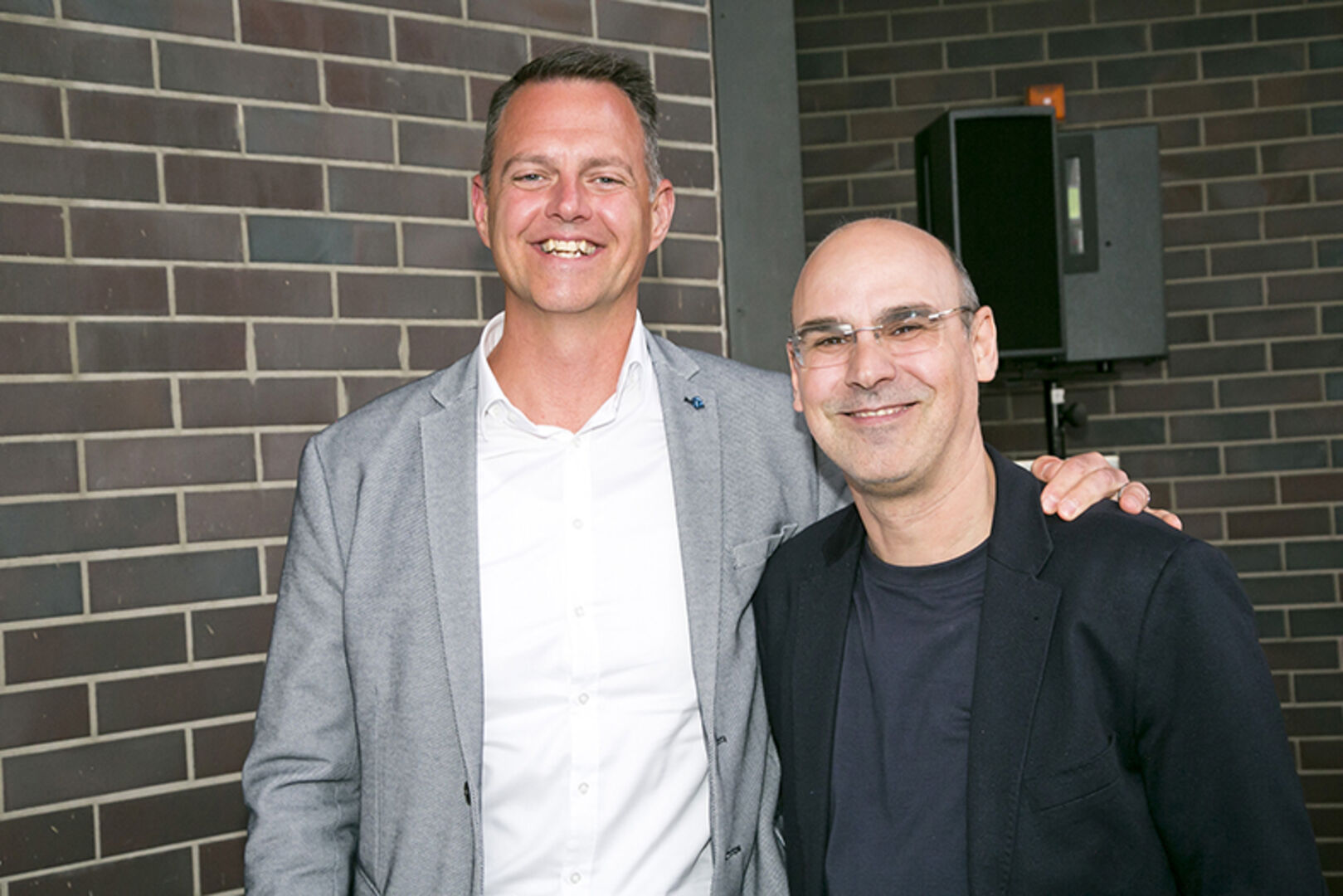 Roger Ogden und Alejandro Llambes (beide Photeon) (v. li.)