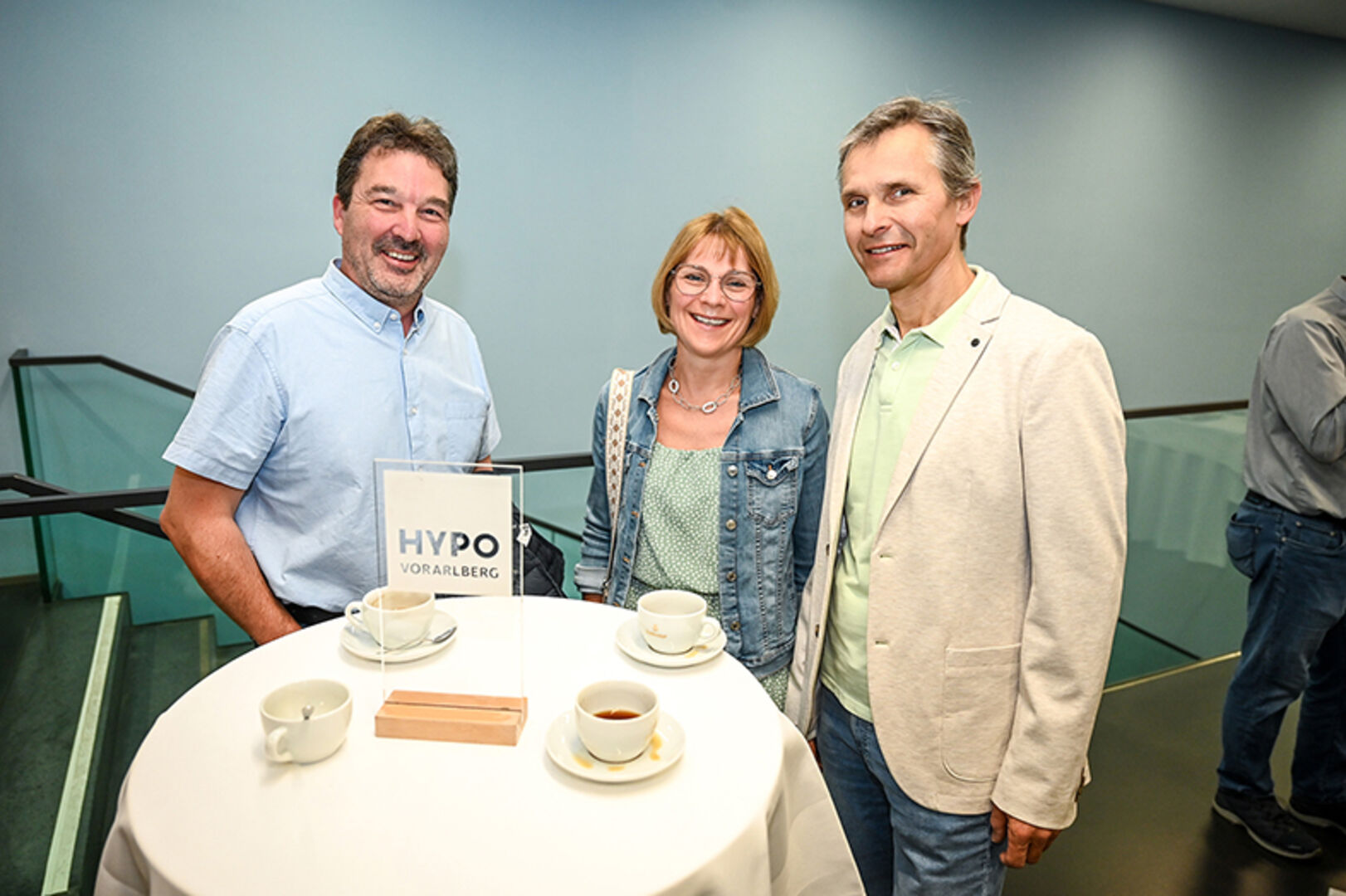 Markus Mayer (Sanitätshaus Mayer), Gertraud und Thomas Wiedemann (Globaltek) (v. li.)